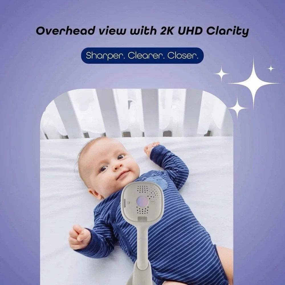 HUBBLE CONNECTED GoBaby AI, Baby Monitor Camera 2K UHD